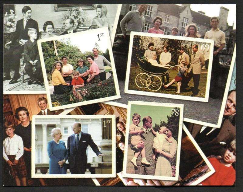 GB 2007 diamond wedding of Queen Elizabeth II and Duke of Edinburgh self-ad mini sheet SGMS2786.