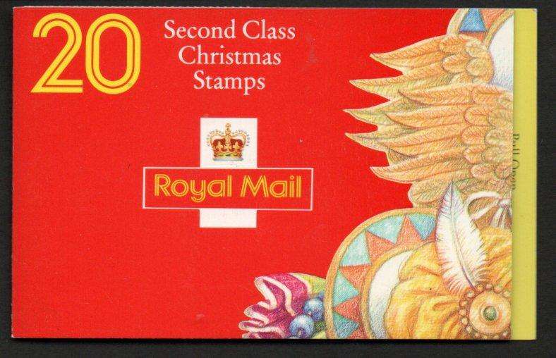 GB 1994 mint Christmas barcode booklet containing 20x19p stamps. LX7.