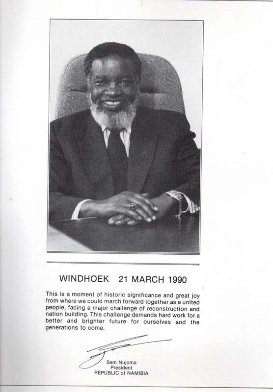 Namibia 1990 independence issue nice book with FDC, sheets - as per scans.