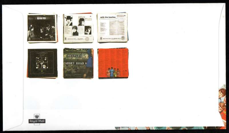 GB 2007 The Beatles album covers (x2) first day covers (Liverpool) - CV GBP 13 - as per scans.