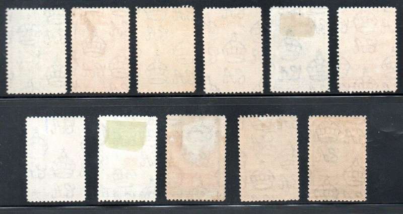 Bechuanaland 1938-52 KGVI m/mint set of (x11) - SACC113-123 - as per scans - CV R3195.