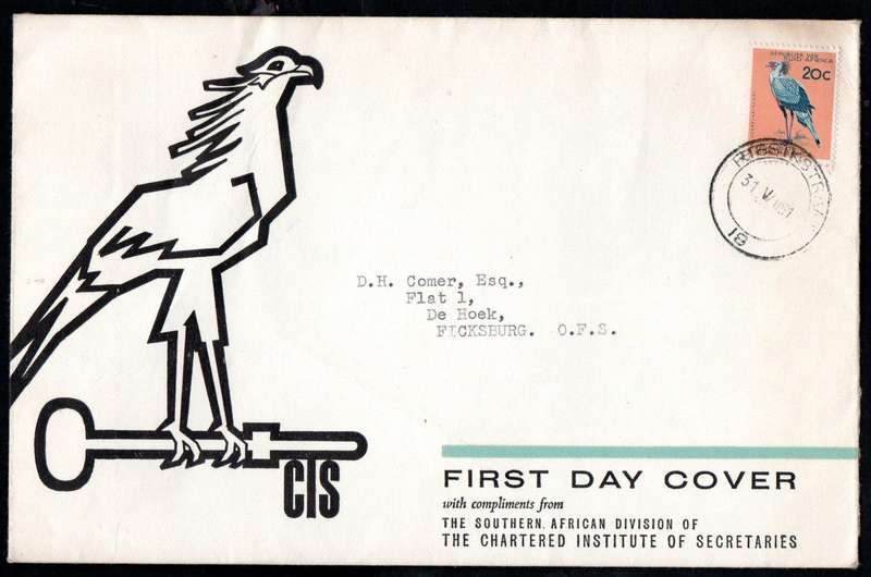 RSA 1961 1st Def new republic (31 may 1961) selection of (x9) FDCs etc - condition etc as per scans.