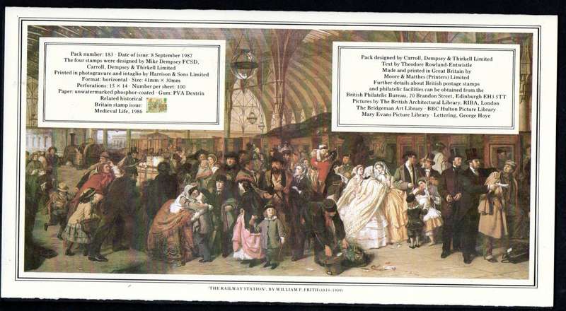 GB 1987 150th anniv of Queen Victorias accession mint presentation pack no 183.