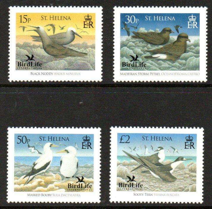 St Helena 2007 BirdLlife International (2nd series) umm set of (x4) singles. SG1028-31. CV GBP 20+