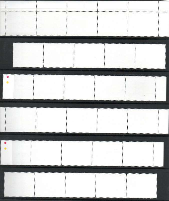 Tristan da Cunha 2005-6 islands (1st to 6th issue) setenant strips umm - total CV GBP 58.
