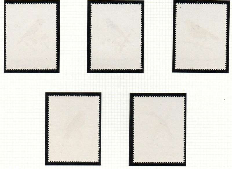 Argentina 1978 Inter-American Philatelic Exhib (birds) umm set of (x5) singles - SG1591-5 CV GBP 18+