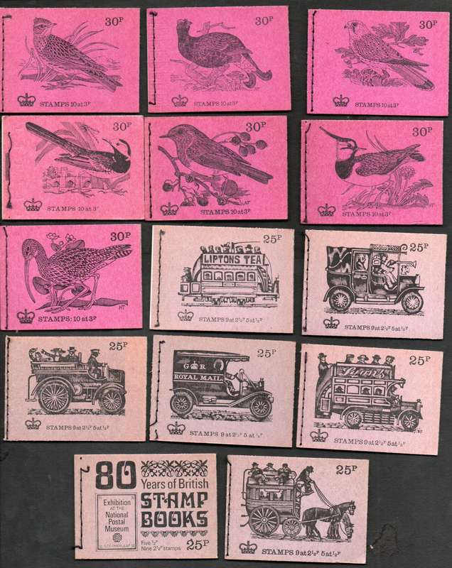 GB selection of (x29) decimal stitched mint/complete booklets - as per scans - good value lot.