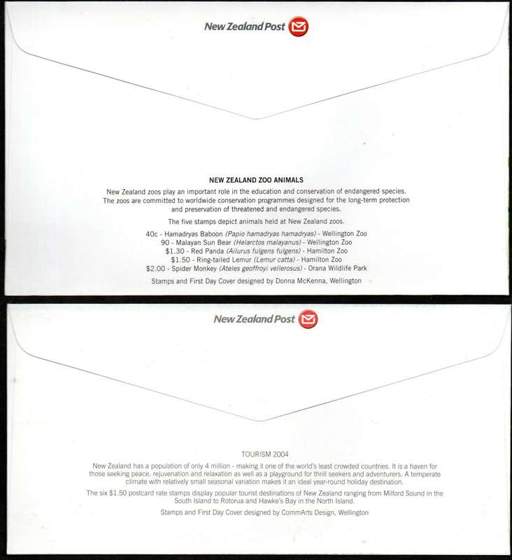 New Zealand 2004/2005 Selection of 14 First Day Covers