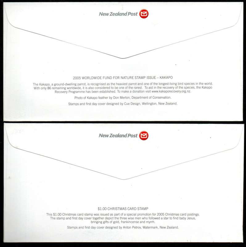 New Zealand 2004/2005 Selection of 14 First Day Covers