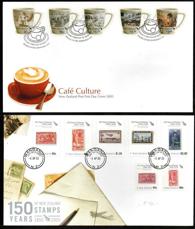New Zealand 2004/2005 Selection of 14 First Day Covers