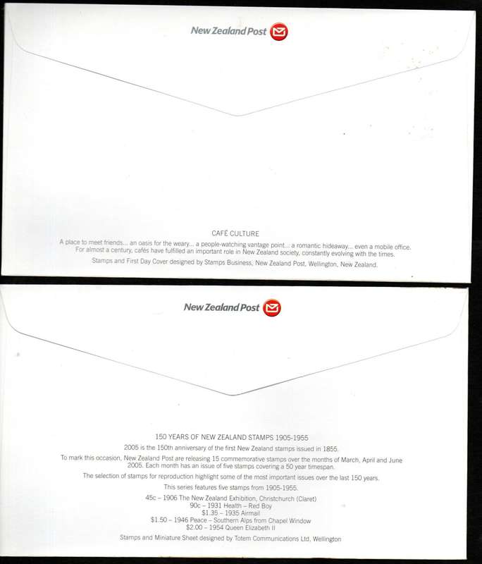New Zealand 2004/2005 Selection of 14 First Day Covers