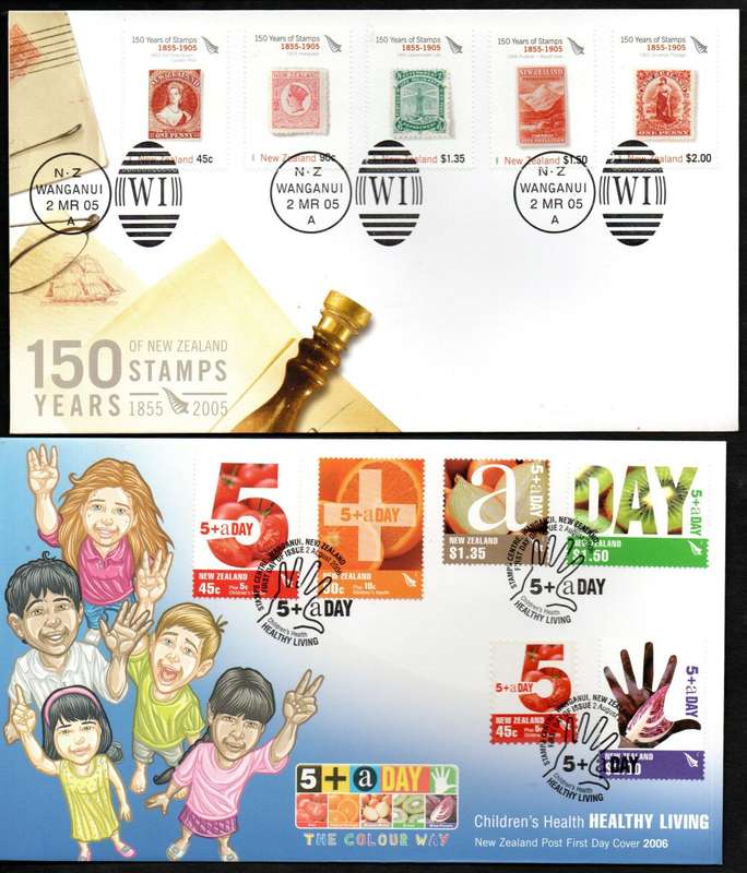 New Zealand 2004/2005 Selection of 14 First Day Covers