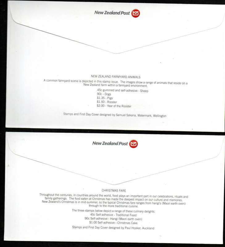 New Zealand 2004/2005 Selection of 14 First Day Covers