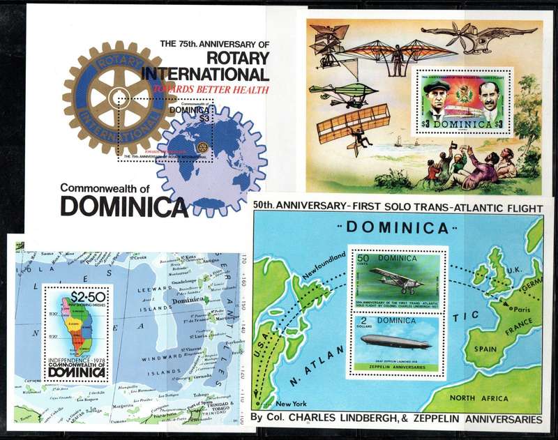 Commonwealth (mainly Jamaica/Dominica etc) selection of (x27) msheets umm - nice mix.