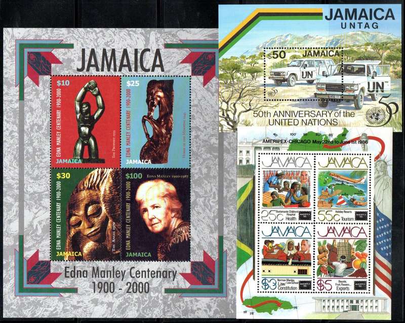 Commonwealth (mainly Jamaica/Dominica etc) selection of (x27) msheets umm - nice mix.