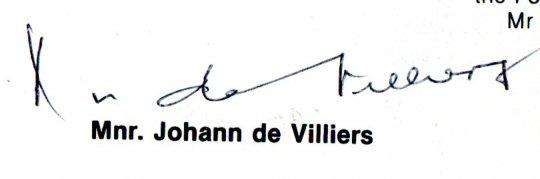 RSA 1988 5th def issue succulents/Kirstenbosch 75 Festival program multiple signed' - as per scans.