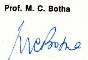 RSA 1988 5th def issue succulents/Kirstenbosch 75 Festival program multiple signed' - as per scans.