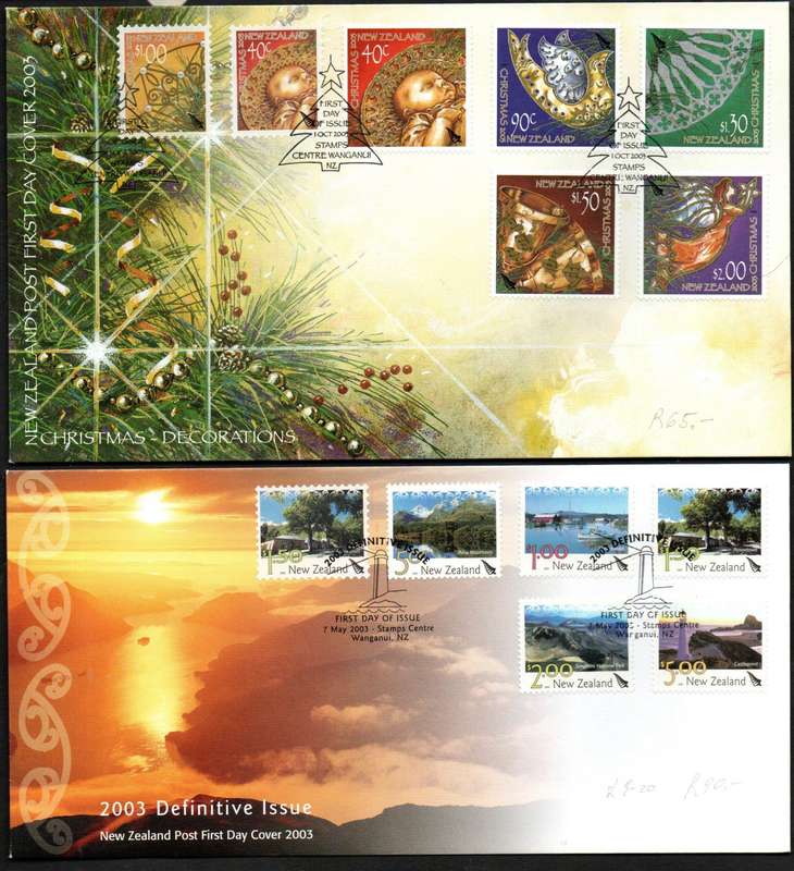 New Zealand 2002/2005 selection of (x14) first day covers - as per scans - great lot - good value.
