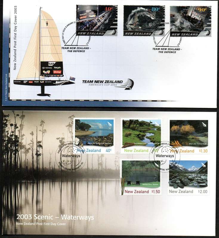 New Zealand 2002/2005 selection of (x14) first day covers - as per scans - great lot - good value.