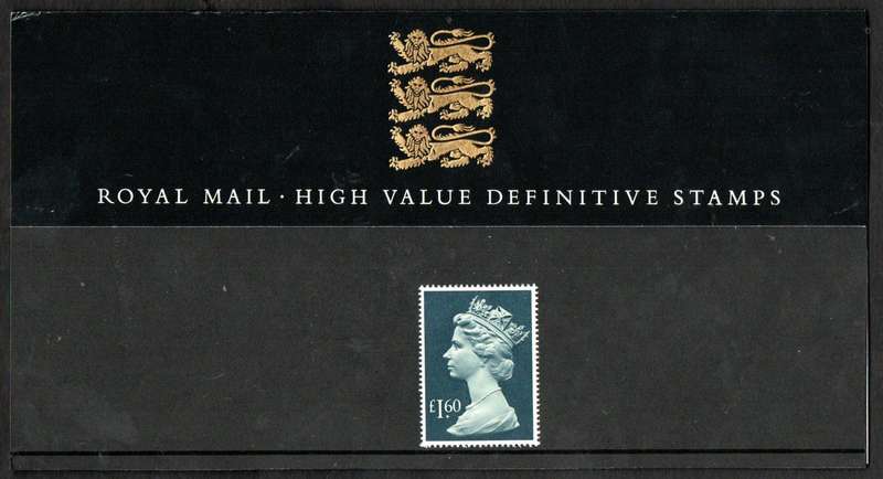 GB 1987 high value definitive stamp mint presentation pack no 14 - as per scans - CV GBP 22.