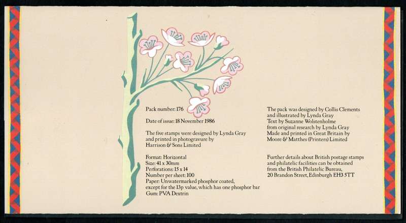 GB 1986 Christmas - folk customs mint presentation pack no 176.