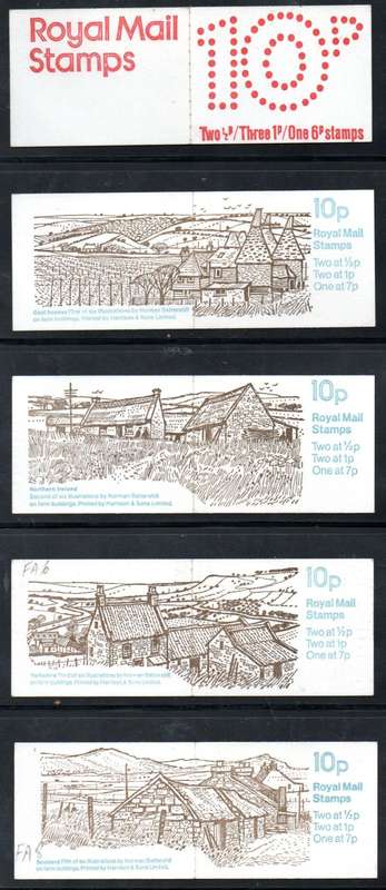 GB selection of (33) mint/complete booklets - as per scans  good value.