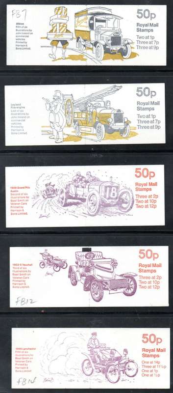 GB selection of (33) mint/complete booklets - as per scans  good value.