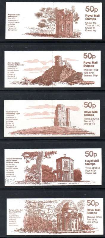 GB selection of (33) mint/complete booklets - as per scans  good value.