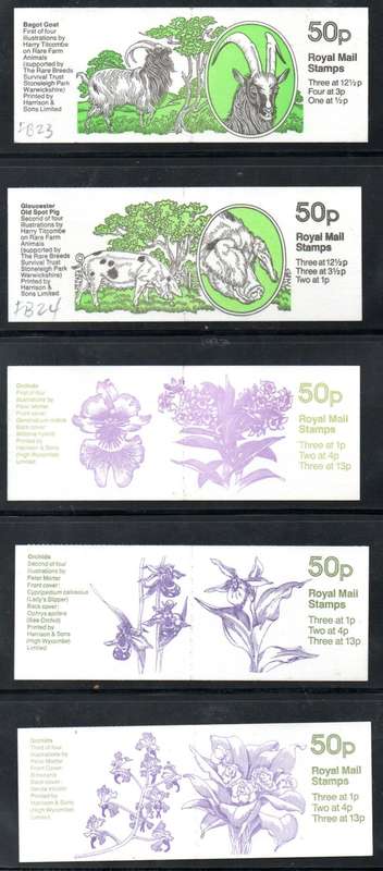 GB selection of (33) mint/complete booklets - as per scans  good value.