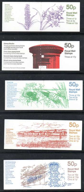 GB selection of (33) mint/complete booklets - as per scans  good value.
