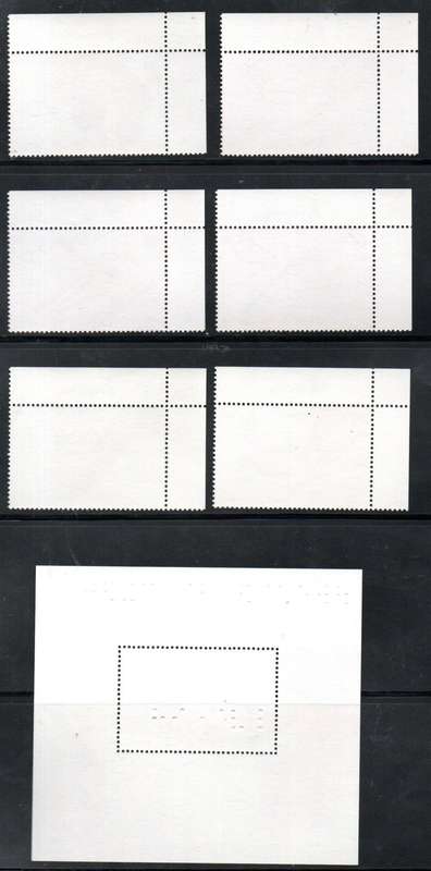 Tristan da Cunha 2004 history of writing umm set of (x6) + msheet - SG793-MS799 - CV GBP 15+