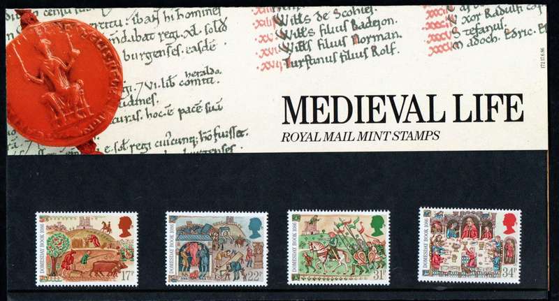 GB 1986 900th anniversary of Domesday book mint presentation pack no 172.