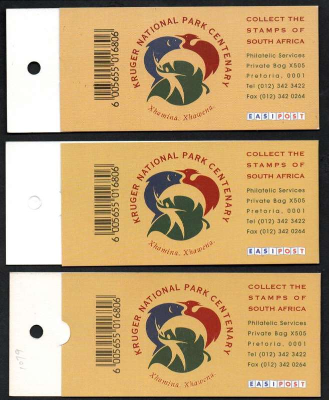 RSA 1998 (x3) mint and complete Big Five booklets no 42 - CC1085 - as per scans - total CV R1200.