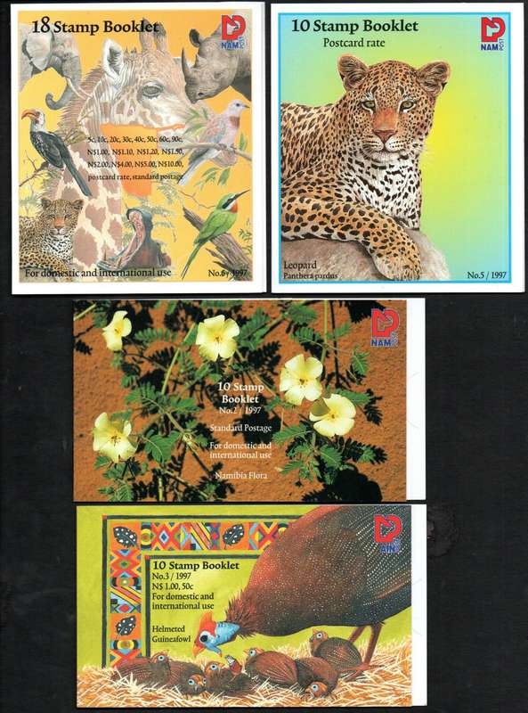 Namibia selection of (x8) mint and complete booklets - as per scans  CV R1885.