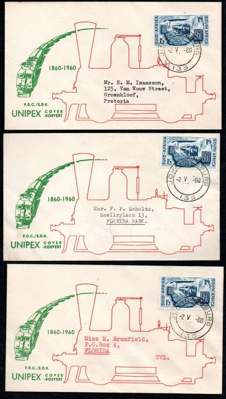 Union 1960 clearance of 50th ann of Union/Unipex etc covers (x20) - condition etc mixed as per scans
