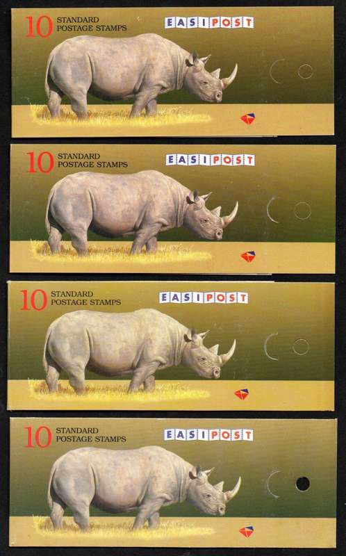 RSA selection of (x4) rhino booklets - mint and complete - as per scans.