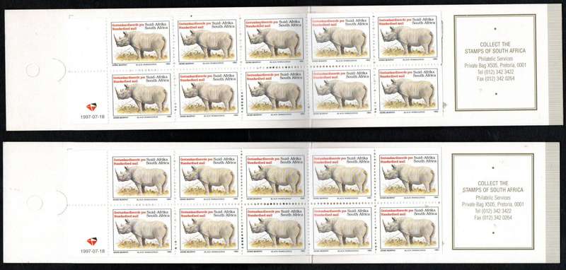 RSA selection of (x4) rhino booklets - mint and complete - as per scans.