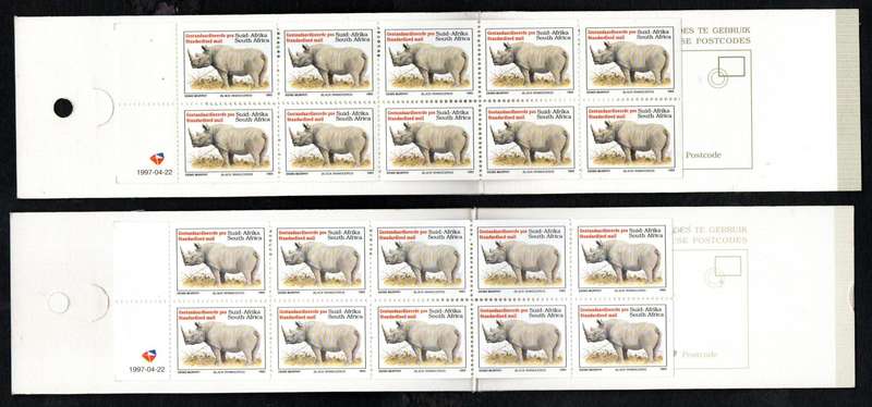 RSA selection of (x4) rhino booklets - mint and complete - as per scans.