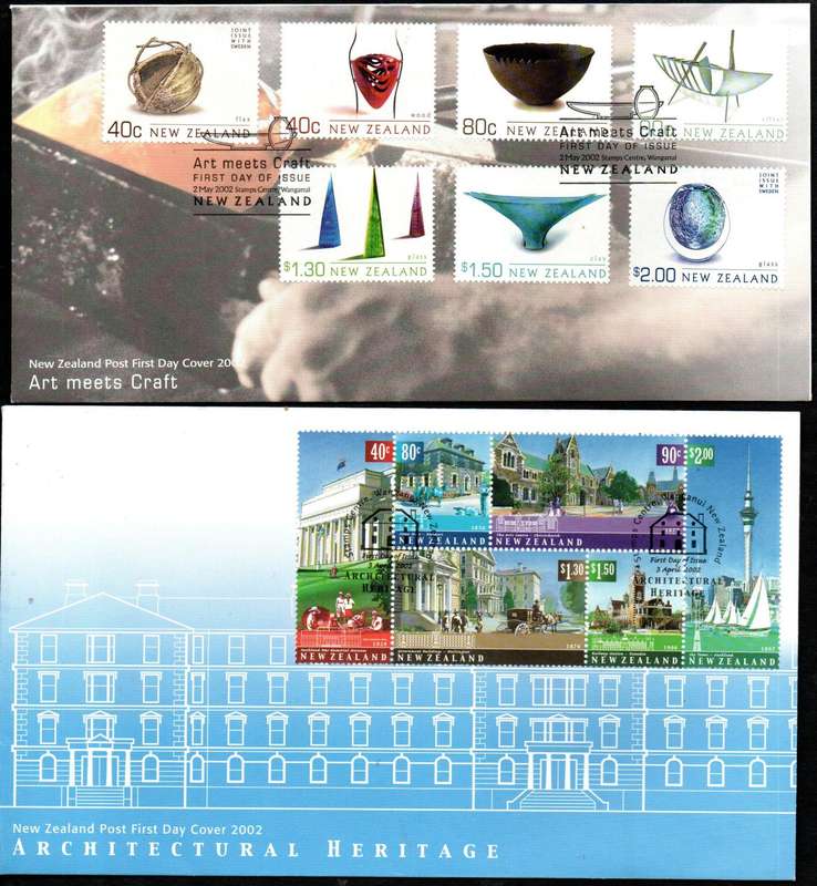 New Zealand 2002/2005 selection of (x13) first day covers - as per scans - great lot - good value.