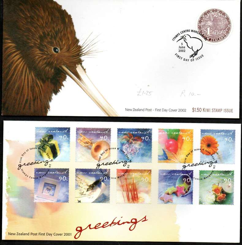 New Zealand 2002/2005 selection of (x13) first day covers - as per scans - great lot - good value.