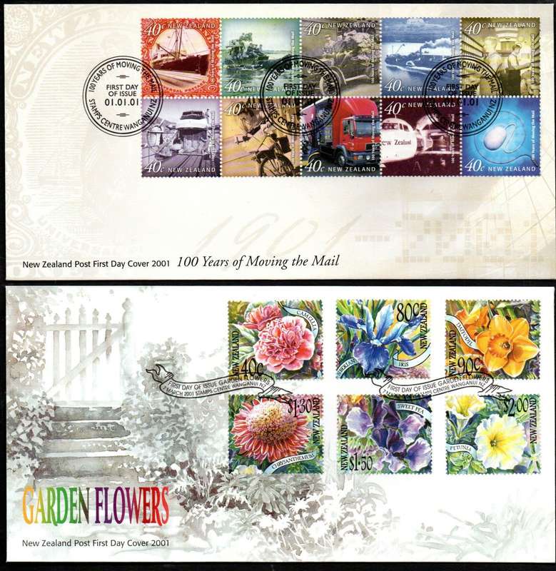New Zealand 2002/2005 selection of (x13) first day covers - as per scans - great lot - good value.