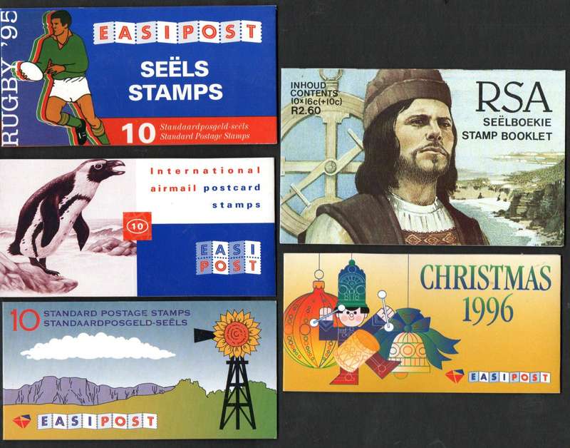 RSA selection of (x12) mint and complete booklets - as per scans - total CV R1600.