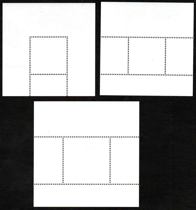 RSA 2015/16 selection of (x3) umm mini sheets - as per scans.
