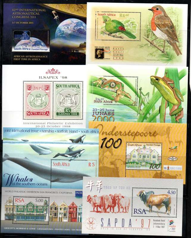 RSA selection of (x50+) umm mini sheets etc - as per scans - good total cv.