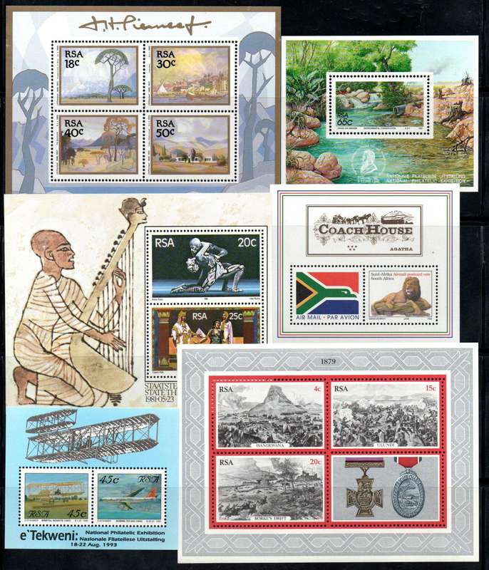 RSA selection of (x50+) umm mini sheets etc - as per scans - good total cv.