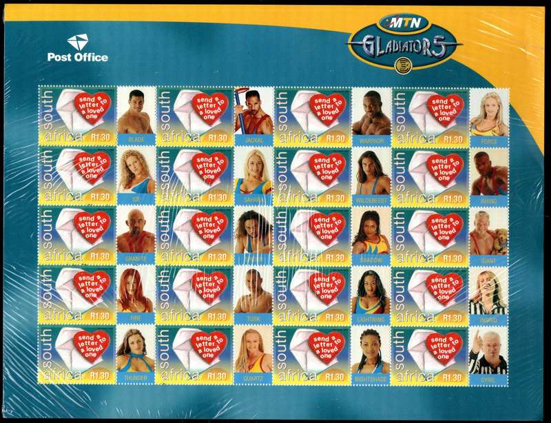 RSA selection of (x16) sheets/sheetlets umm inc Gladiators sheet - good total cv etc.
