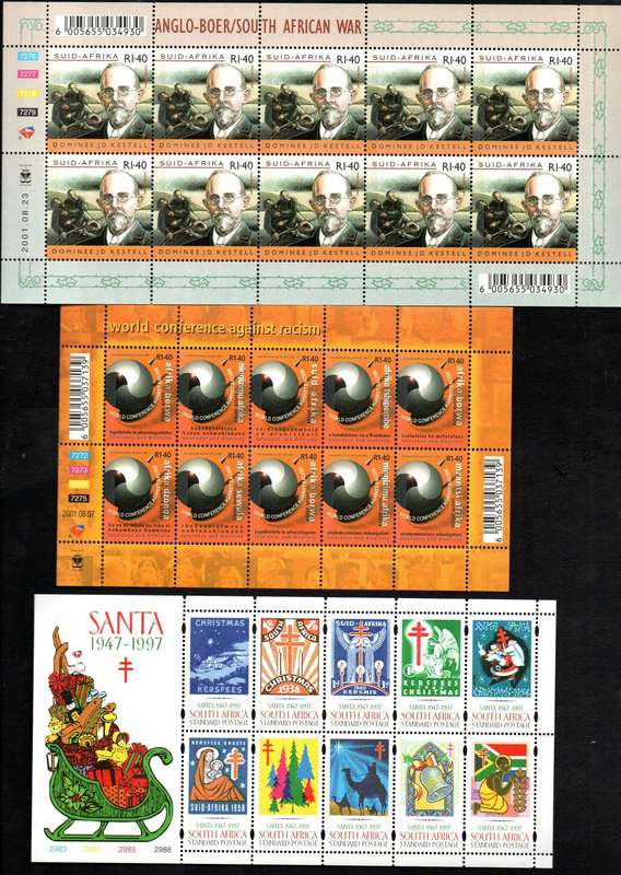 RSA selection of (x16) sheets/sheetlets umm inc Gladiators sheet - good total cv etc.