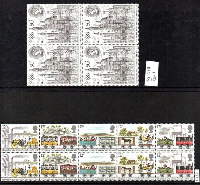 GB clearance of mint/used strips, blocks etc - as per scans - good total cv.