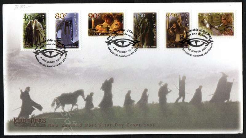 New Zealand clearance of (x7) Lord of the Rings first day covers - as per scans