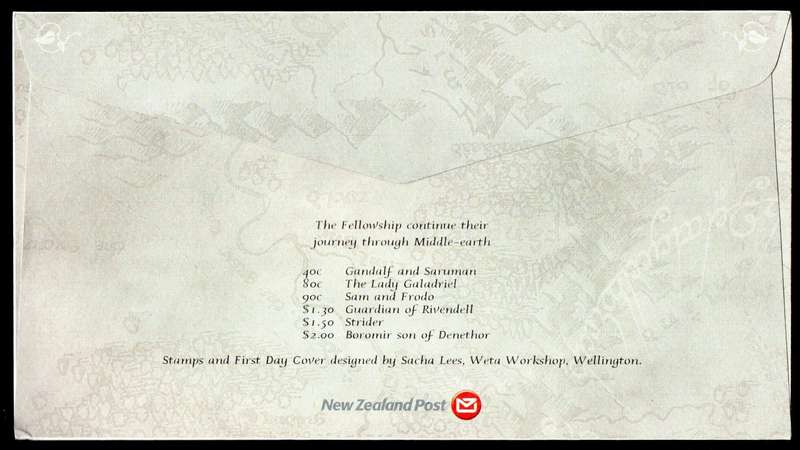New Zealand clearance of (x7) Lord of the Rings first day covers - as per scans